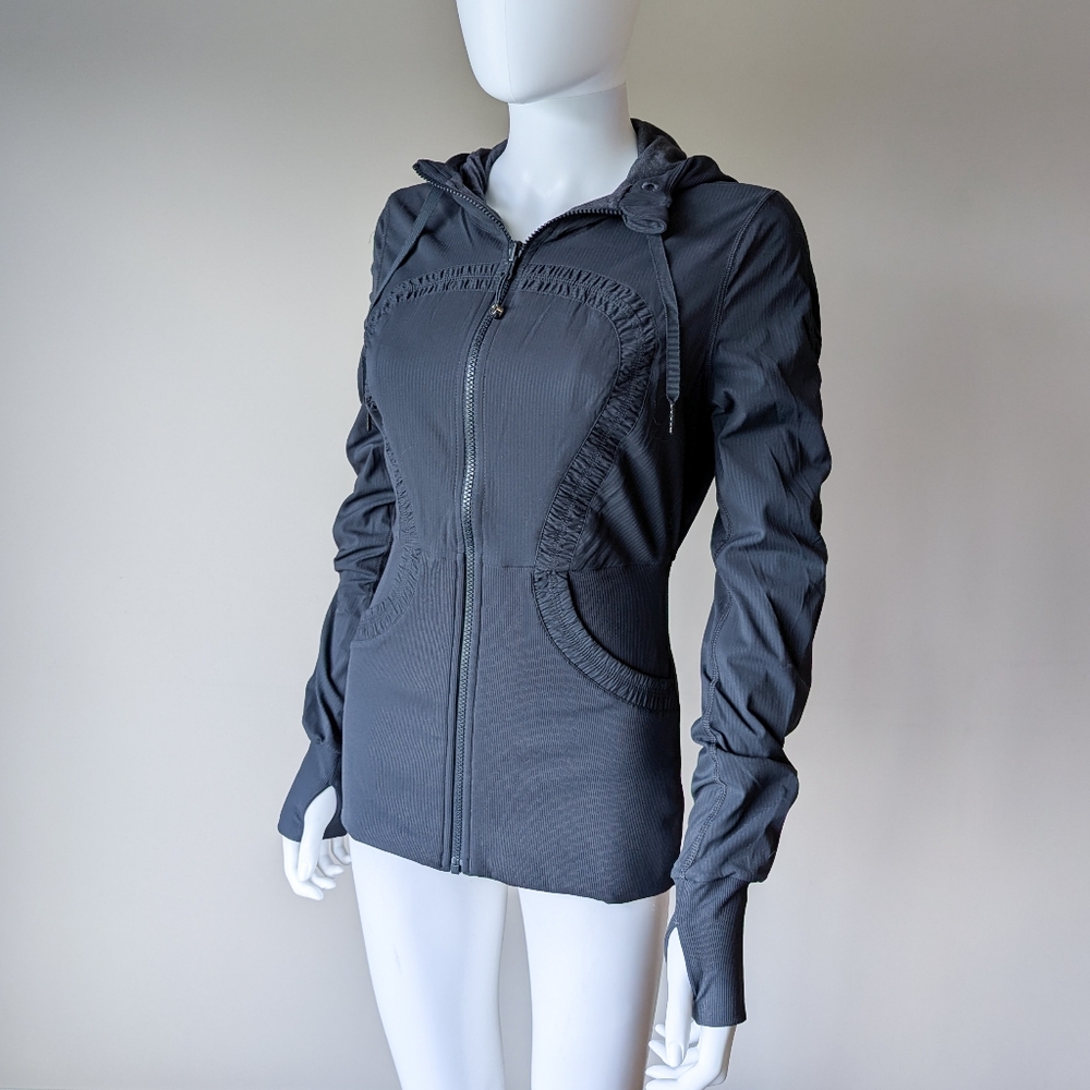 Lululemon Reversible Dance Studio Jacket III - Black & Grey